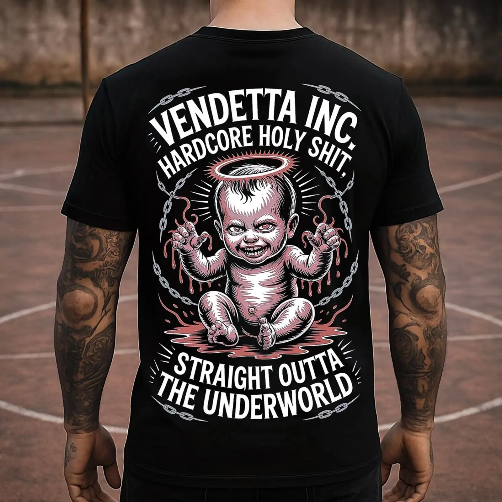 Vintage Fashion Herren - Vendetta Inc Underworld Baby T Shirt