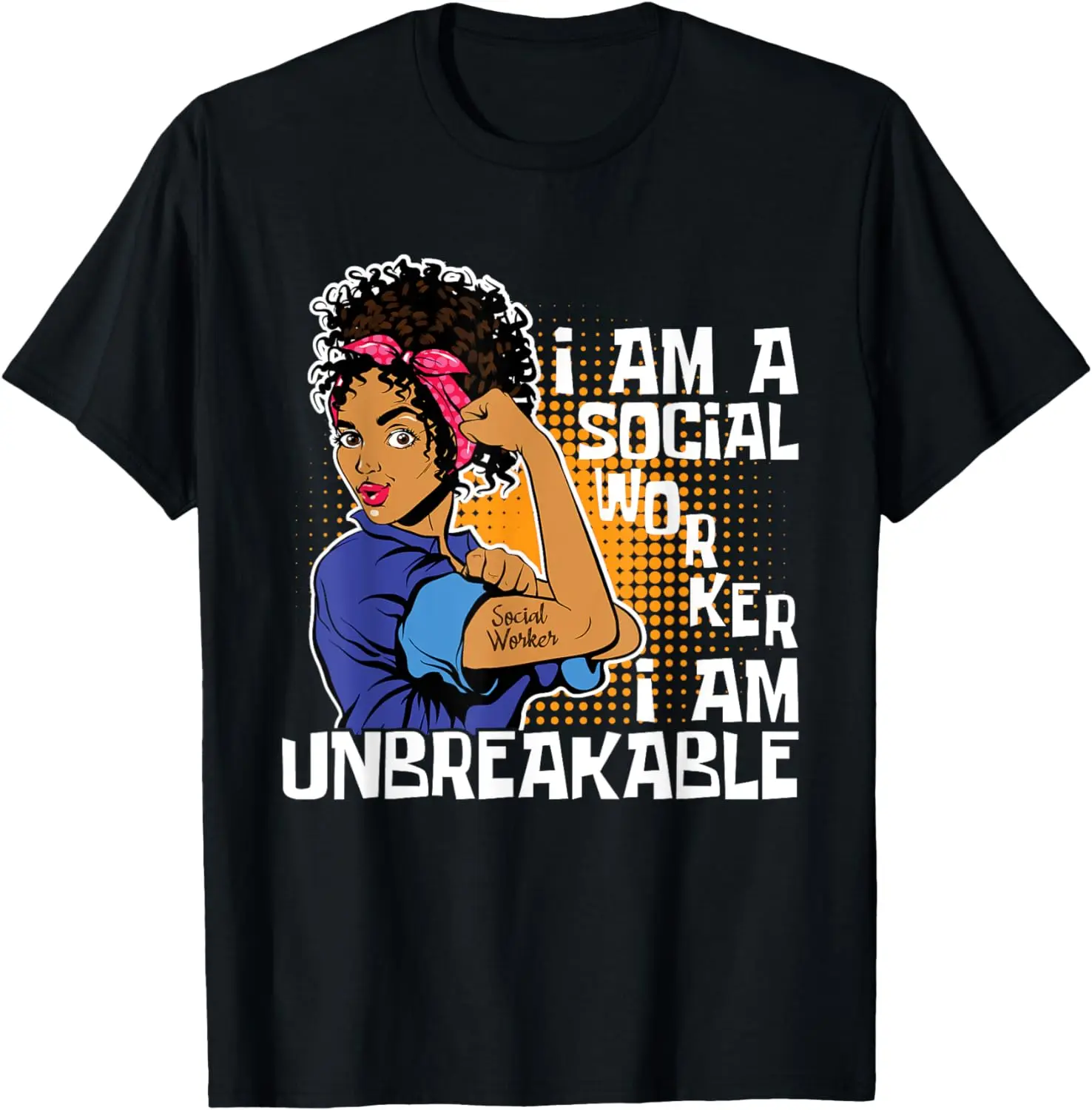 Vintage Fashion Community - I Am A Social Worker Afro