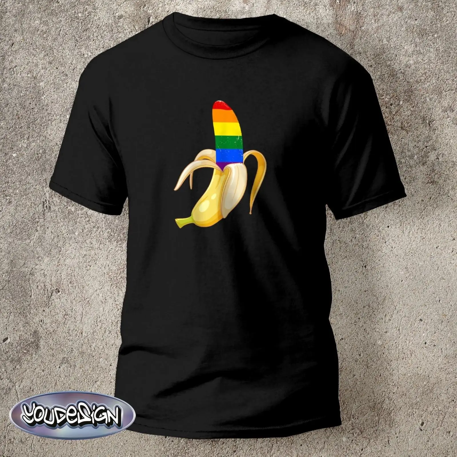 Vintage Queer Fashion - Banane T Shirt Banana LSBTIQ LGBTQ
