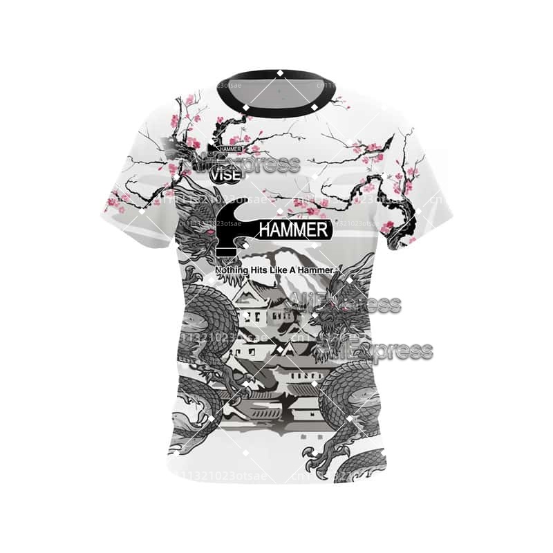New Men's Printed Bowling Spor - огляд і ціна Bowling Shirt Camp