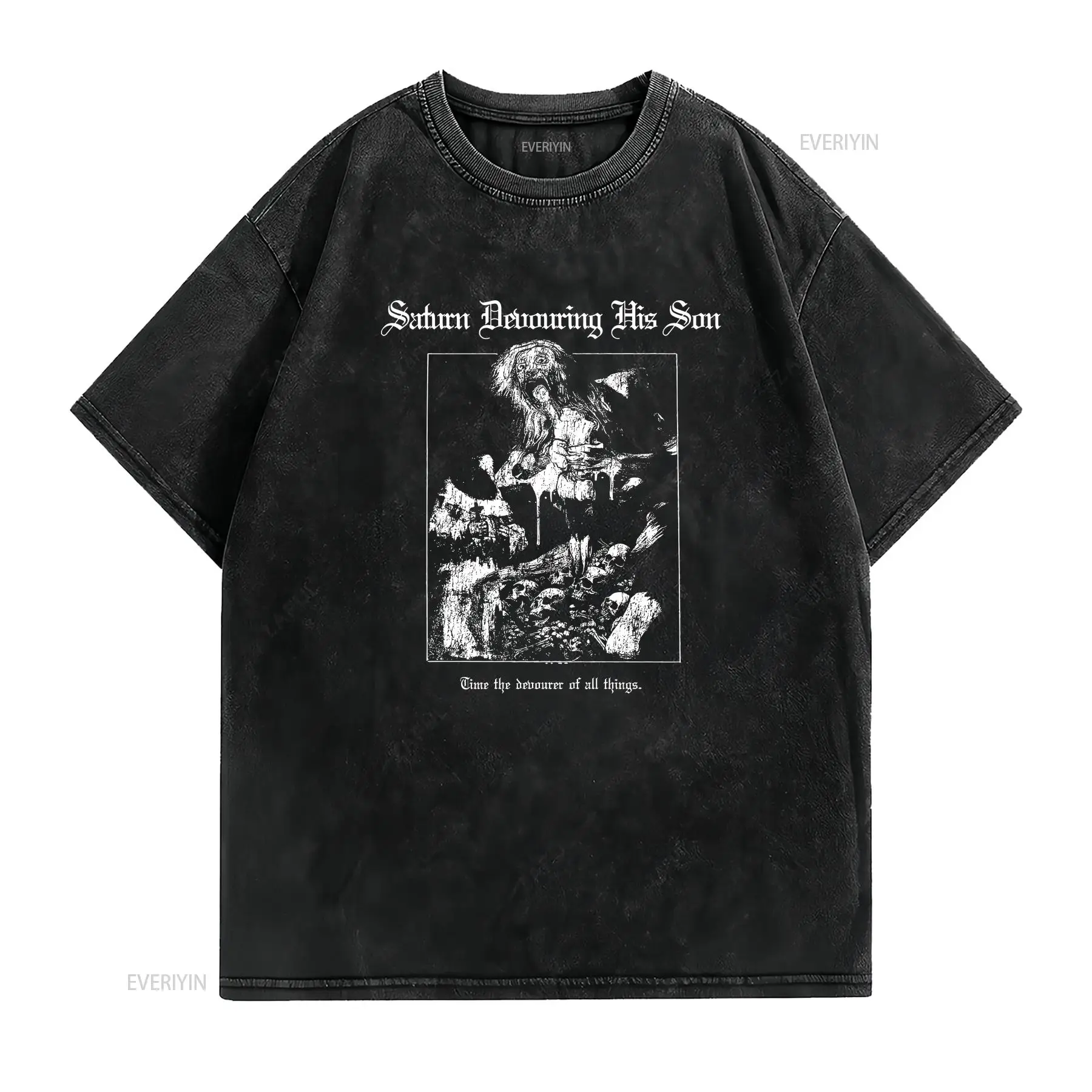 Gothic Horror T Shirt Saturn D - огляд і ціна Vintage Fashion De