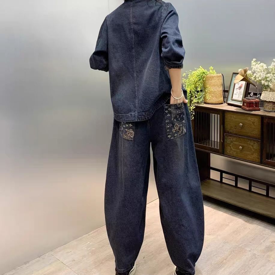 Vintage Button Loose Embroider - огляд і ціна Vintage Fashion Jeans