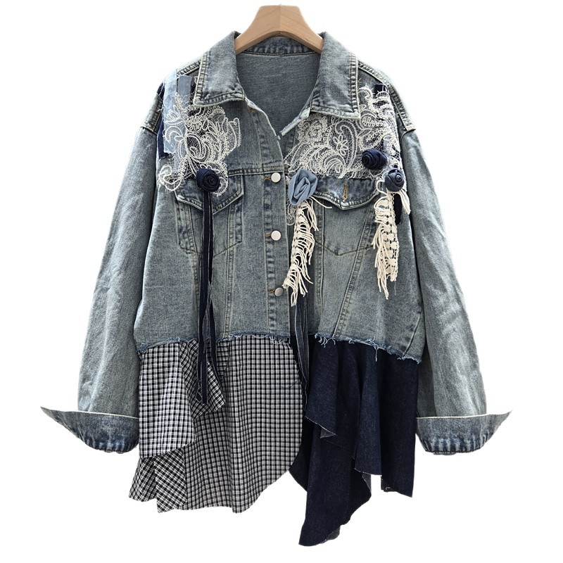 SuperAen Autumn 2025 New Women - огляд і ціна Patchwork Jean Jacket
