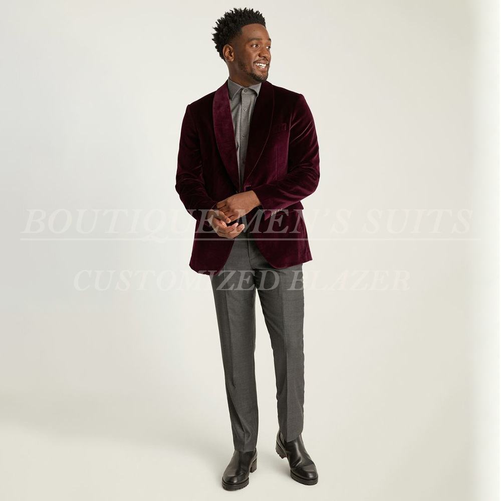 Vintage Men's Suits Daily One- - огляд і ціна Velvet Blazer Vintage