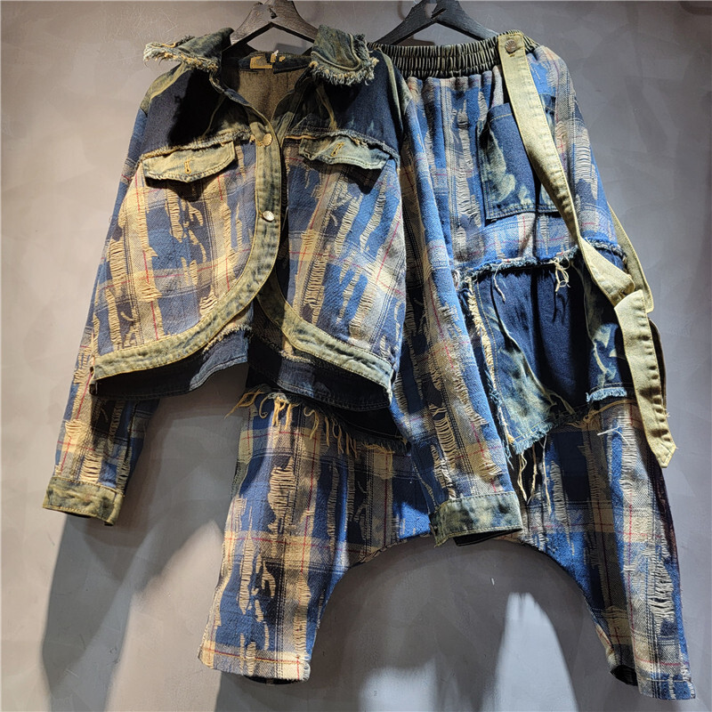 WTHT Fashion Women's Irregular - огляд і ціна Patchwork Jean Jacket
