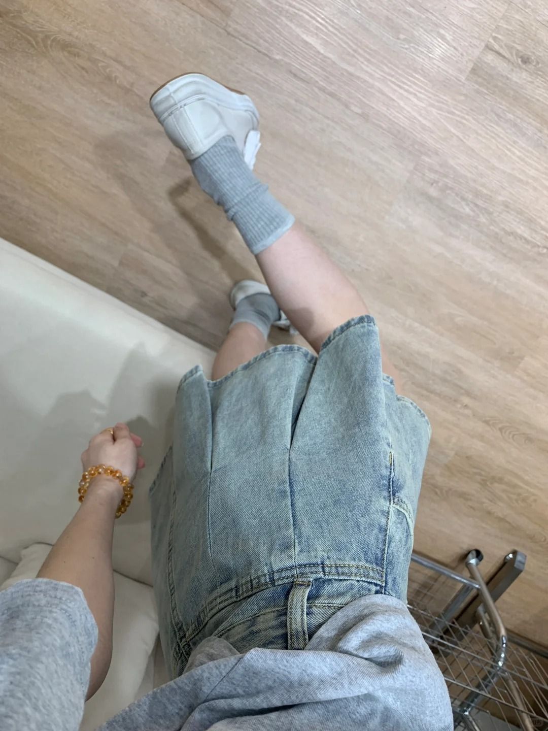 Women High Waist Denim Pleated - огляд і ціна Vintage Fashion Jeans
