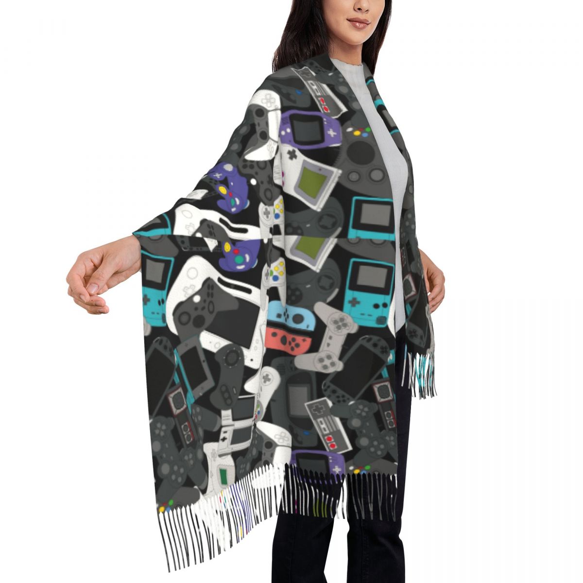Gamer Controller Tassel Scarf  - огляд і ціна Vintage Fashion Videos