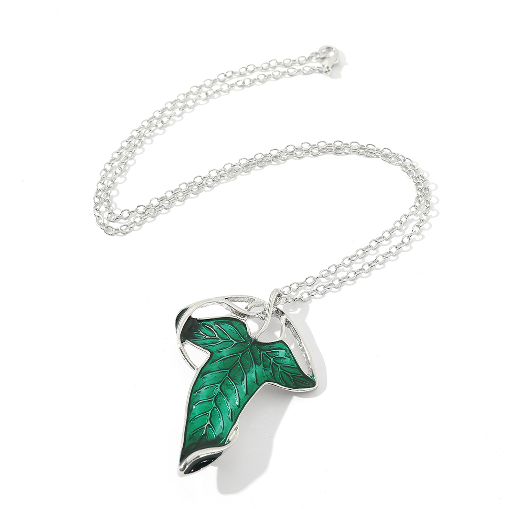 Vintage Green Leaf Pendant Nec - огляд і ціна Vintage Fashion Tumblr