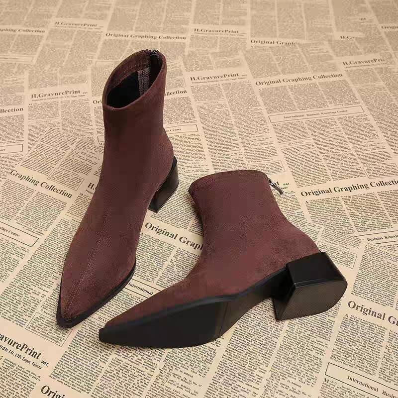 New Low Heel Women Mordern Ank - огляд і ціна Vintage Fashion Fabrics