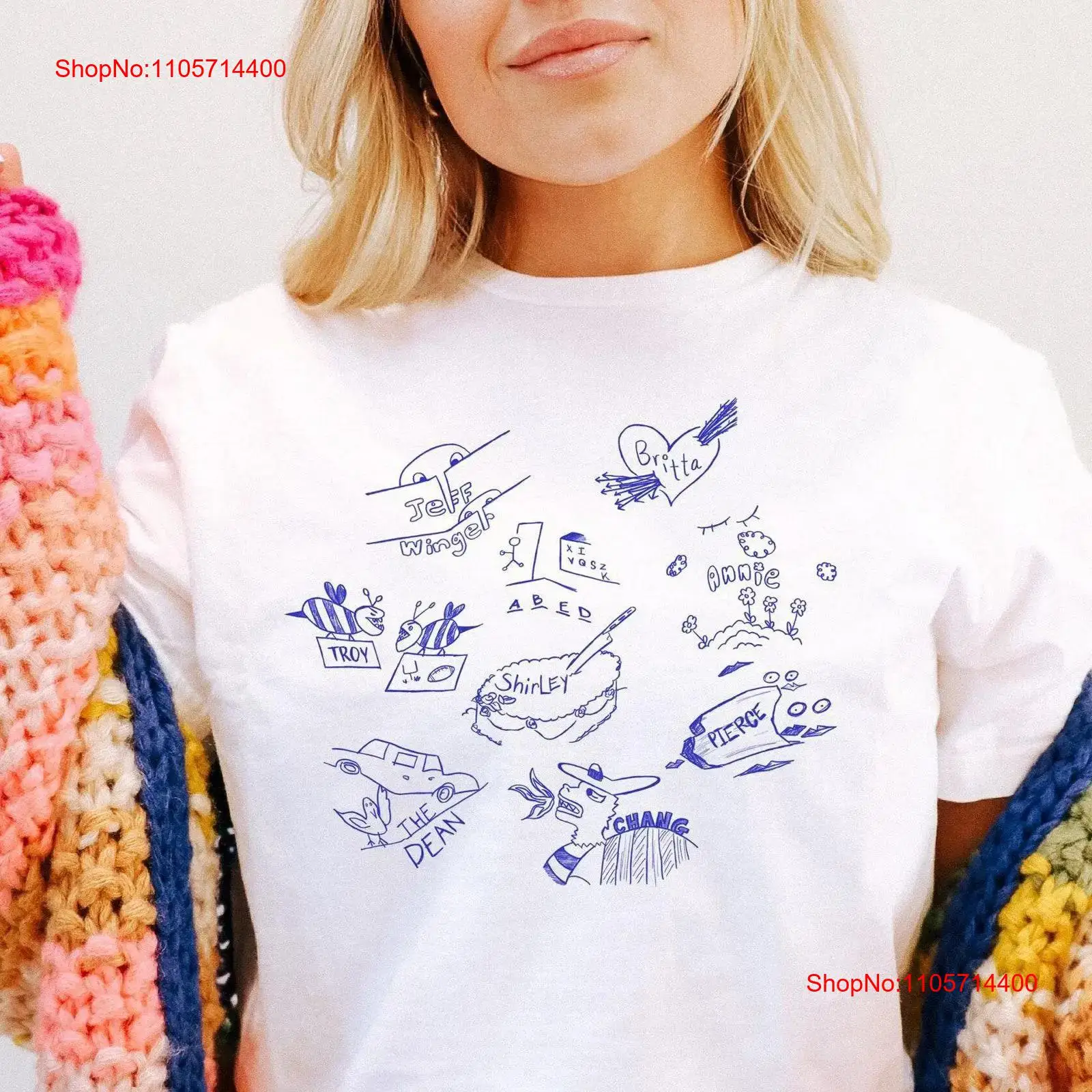 Community TV Show Doodles T Sh - огляд і ціна Vintage Fashion Community