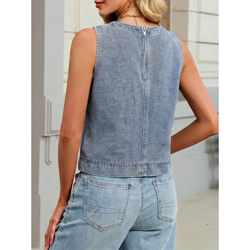 Benuynffy Casual Round Neck De - огляд і ціна Vintage Fashion Jeans