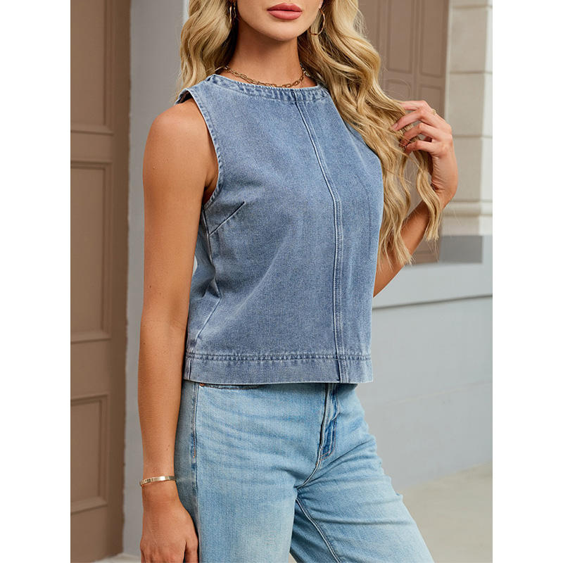 Benuynffy Casual Round Neck De - огляд і ціна Vintage Fashion Jeans