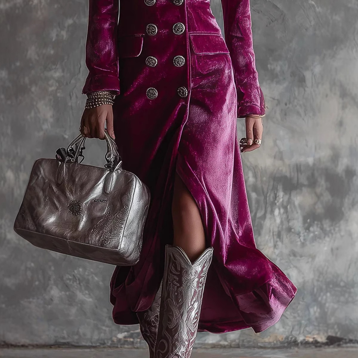Vintage Velvet Long Blazer Dre - огляд і ціна Velvet Blazer Vintage