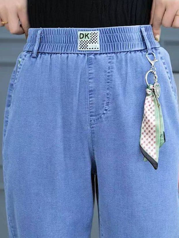 High Waist Straight Leg Ice Si - огляд і ціна Mom Jean High Rise