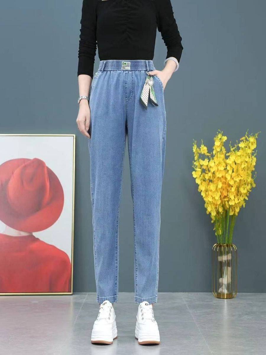 High Waist Straight Leg Ice Si - огляд і ціна Mom Jean High Rise