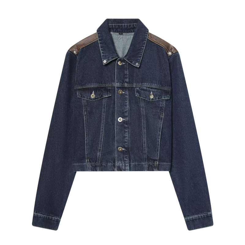 ETJ Women's Denim Jacket & Jea - огляд і ціна Patchwork Jean Jacket
