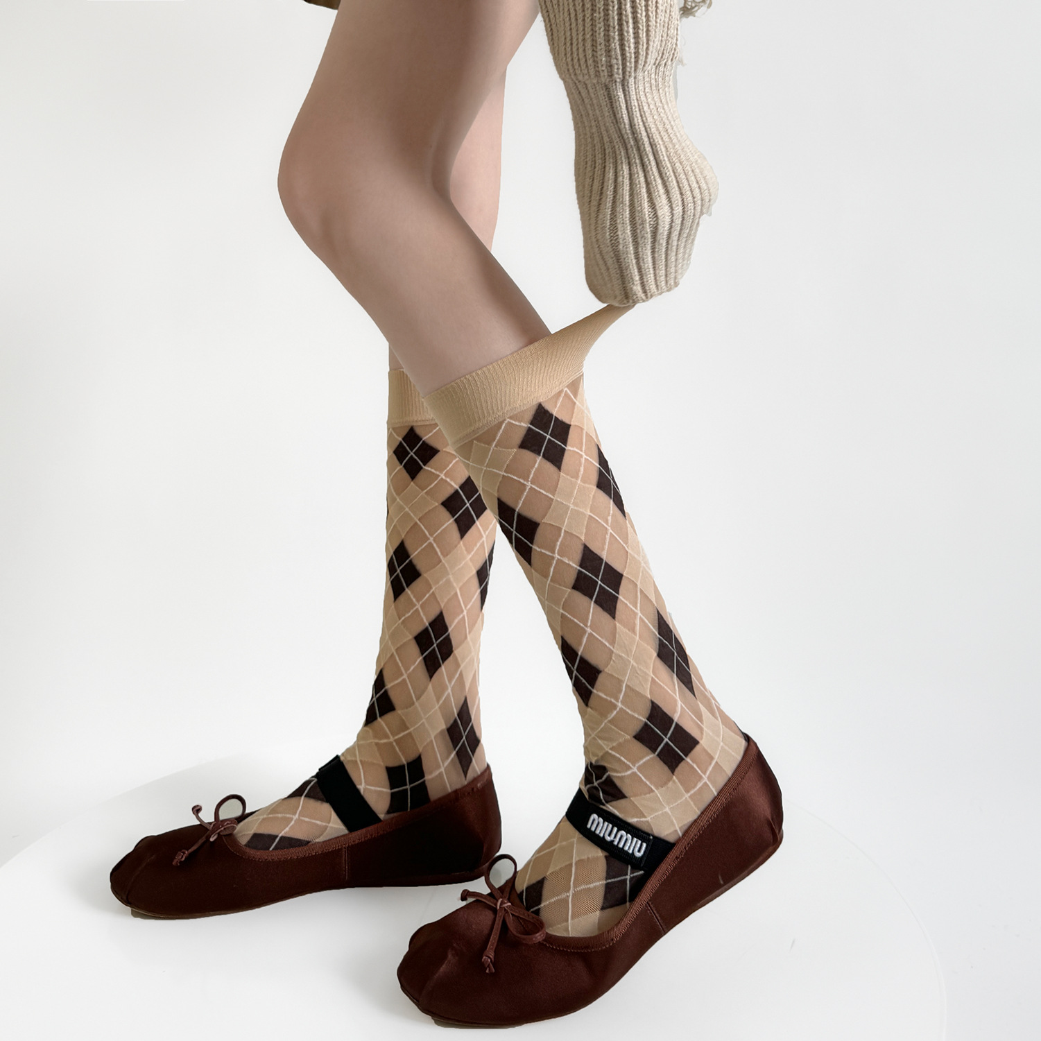 Women Socks College Style Plai - огляд і ціна Velvet Blazer Vintage