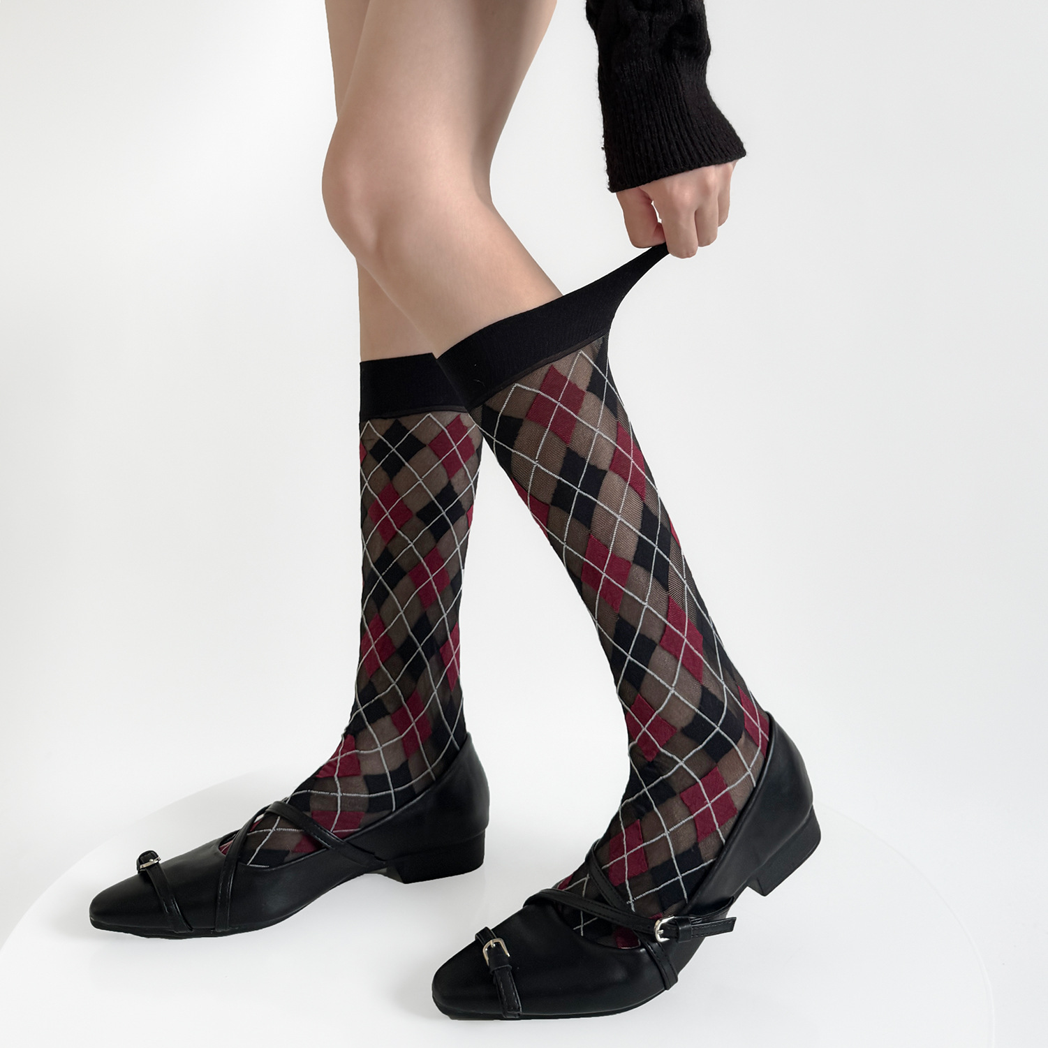 Women Socks College Style Plai - огляд і ціна Velvet Blazer Vintage