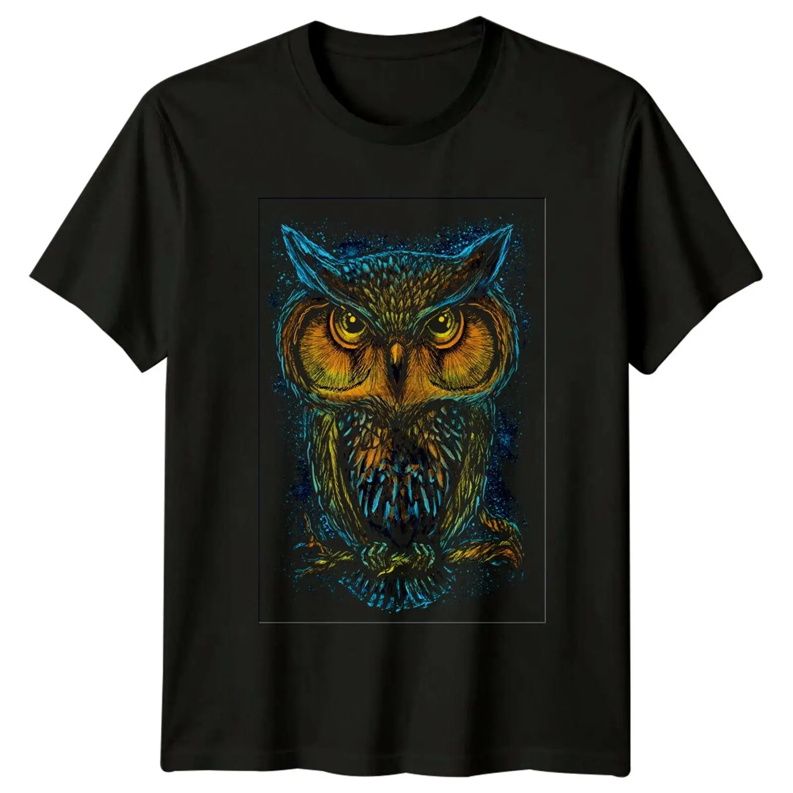 Eule Vogel Tiere Herren T Shir - огляд і ціна Vintage Fashion Herren