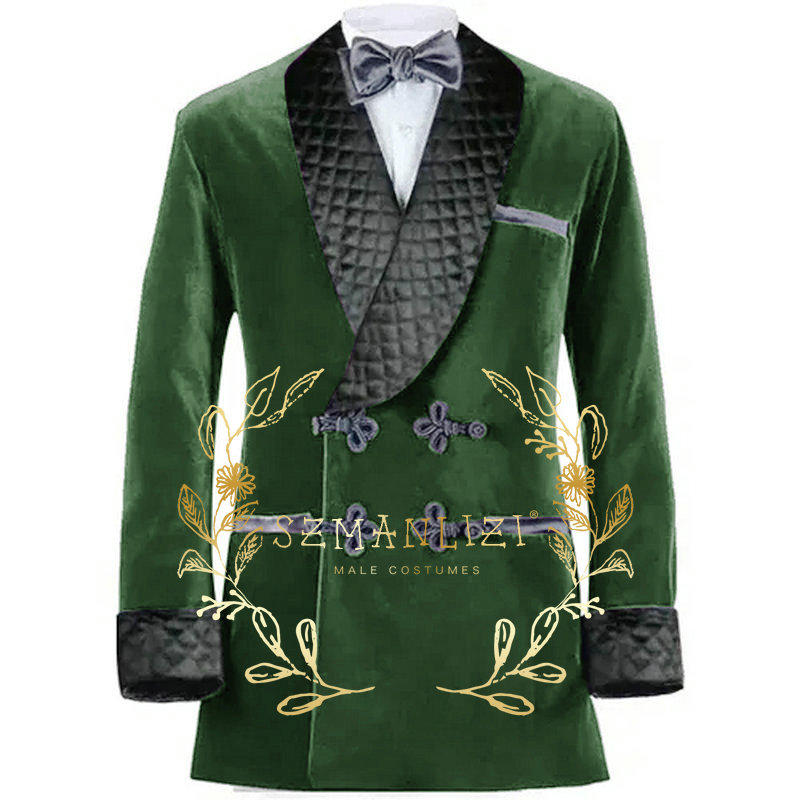 Double Breasted Purple Velvet  - огляд і ціна Velvet Blazer Vintage