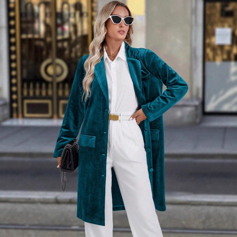 Luxury Vintage Velvet Trench C - огляд і ціна Velvet Blazer Vintage