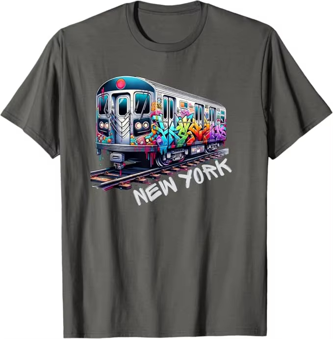 New York Train Graffiti Style  - огляд і ціна Vintage Fashion Nyc