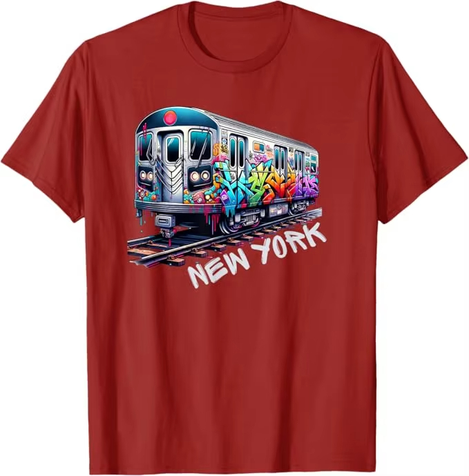 New York Train Graffiti Style  - огляд і ціна Vintage Fashion Nyc