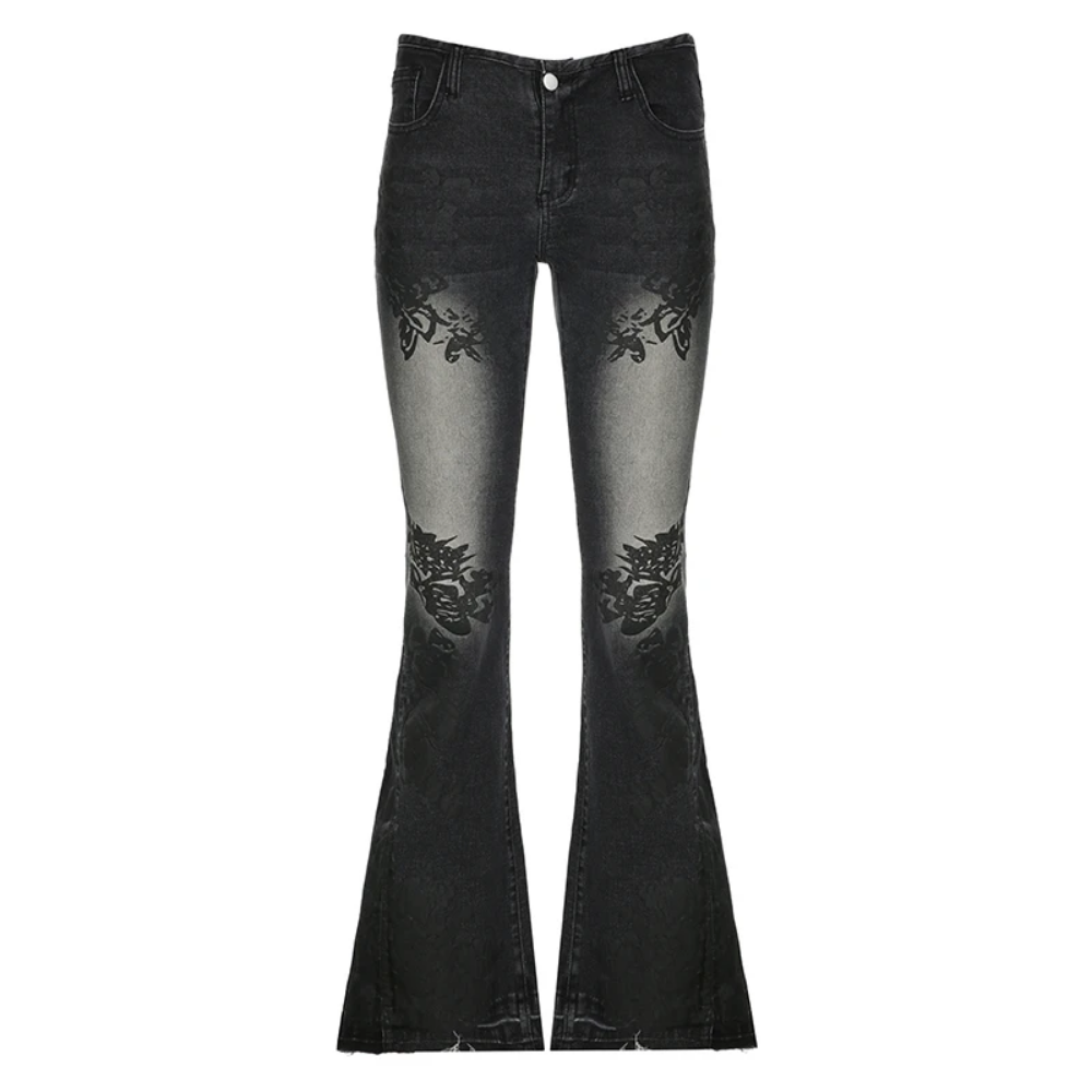 Streetwear Flare Jeans Women D - огляд і ціна Mom Jean High Rise