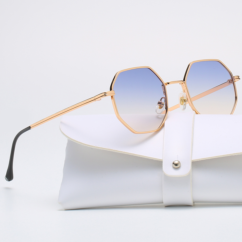Square Polygon Metal Sunglasse - огляд і ціна Vintage Fashion De